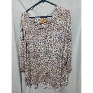 Ruby Rd.  Size 3xl multicolor Rayon/spandex 3/4 sleeve Top